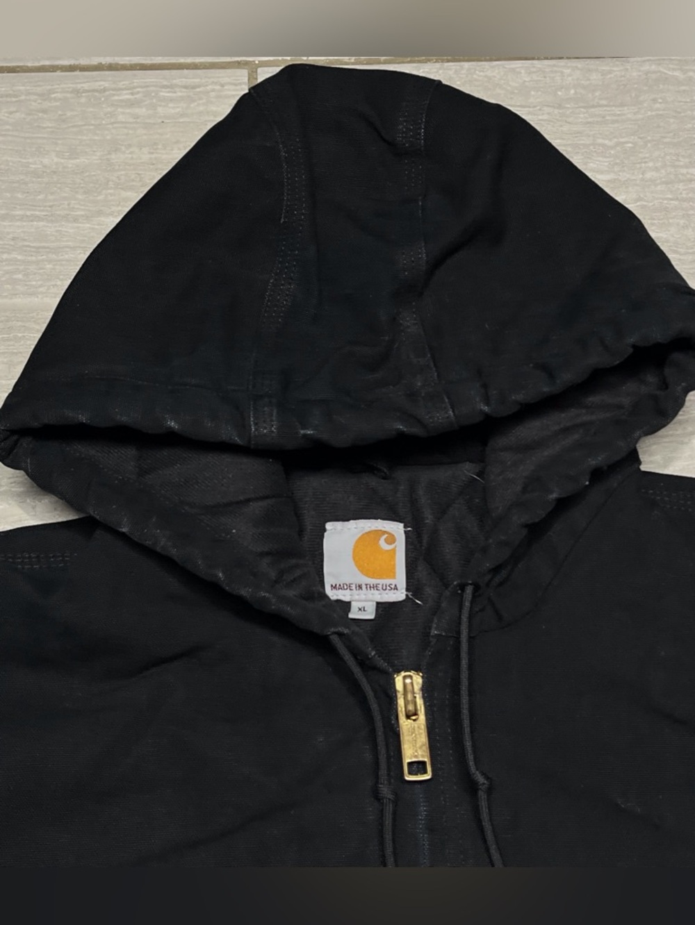 Carhartt J140 125th Anniversary Jacket Black Mens XL Union - Picture 2 of 5